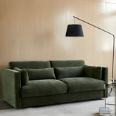 modern sleeper sofa in living room